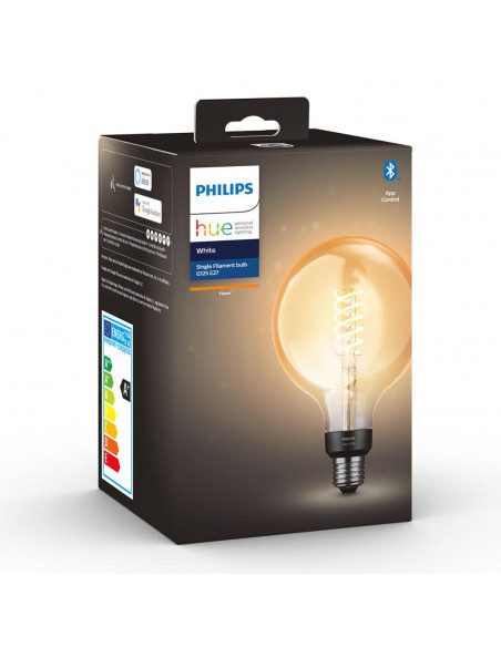 Bec LED inteligent vintage Philips Filament Globe