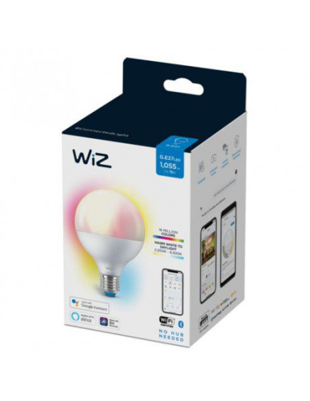 Bec LED RGBW inteligent WiZ Colors, Wi-Fi + Bluetooth, G95