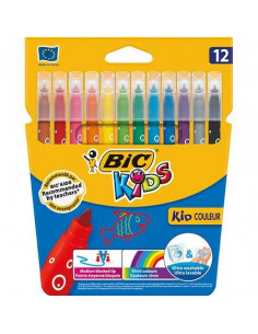 Carioci BIC ultralavabile Kid Couleur, 12 buc/set,9202932