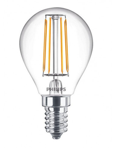 Bec LED Philips tip lumanare E14, 4.3W (40W), 220-240V