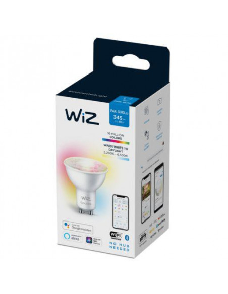 Spot LED RGBW inteligent WiZ Colors, Wi-Fi, PAR16 GU10, 4.9W