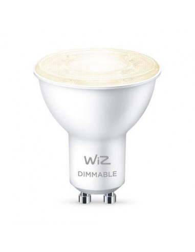 Spot LED inteligent WiZ Dimmable, Wi-Fi, GU10, 4.9W (50W)