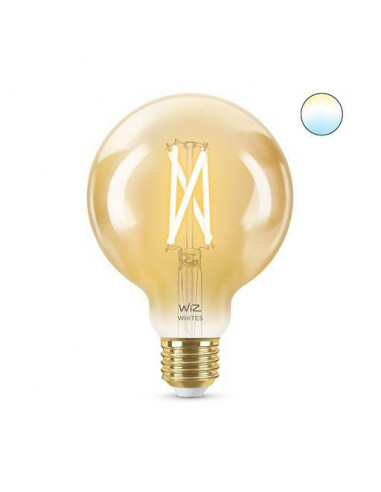 Bec LED inteligent vintage auriu WiZ Filament Whites, Wi-fi