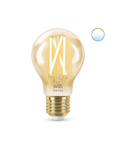 Bec LED inteligent vintage WiZ Filament Whites, Wi-fi, A60
