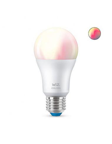 Bec LED RGBW inteligent WiZ Colors, Wi-Fi, A67, E27, 8W (60W)