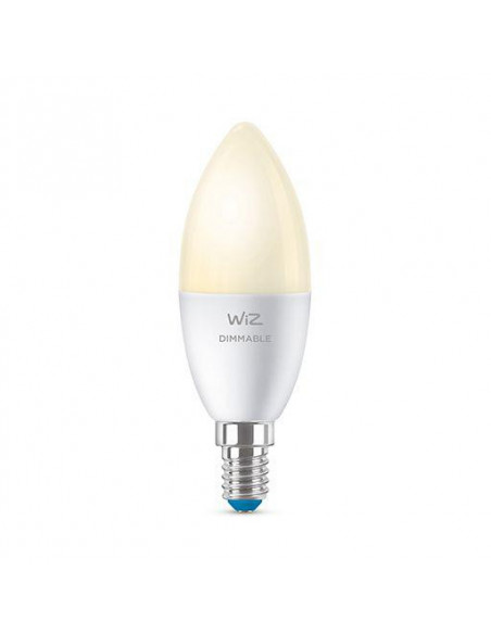 Bec LED inteligent WiZ Dimmable, Wi-Fi, C37, E14, 4.9W (40W)