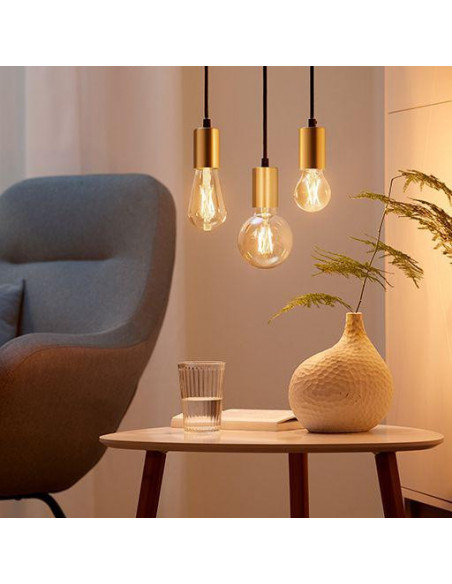 Bec LED inteligent vintage WiZ Filament Whites, Wi-Fi, ST64