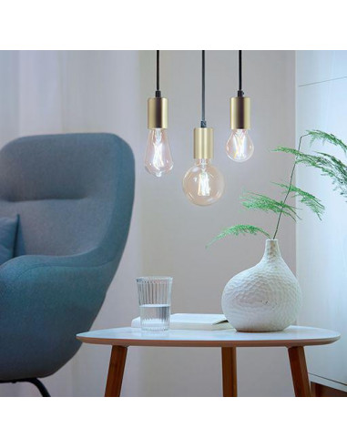 Bec LED inteligent vintage WiZ Filament Whites, Wi-Fi, ST64