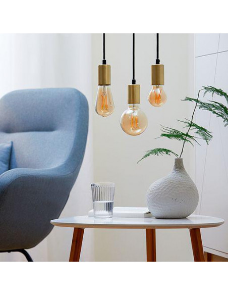 Bec LED inteligent vintage WiZ Filament Whites, Wi-Fi, ST64