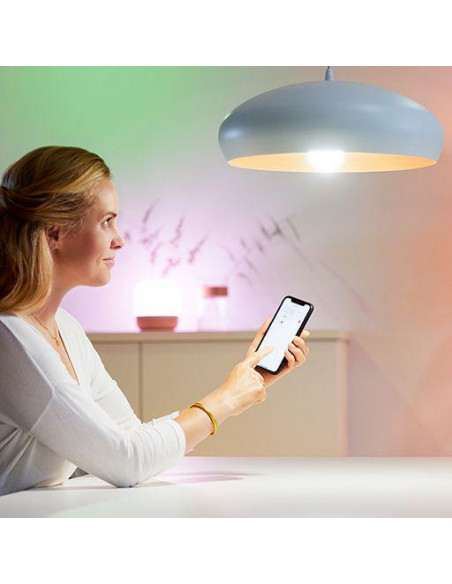 Bec LED RGBW inteligent WiZ Colors, Wi-Fi, A67, E27, 13W