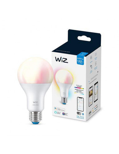 Bec LED RGBW inteligent WiZ Colors, Wi-Fi, A67, E27, 13W