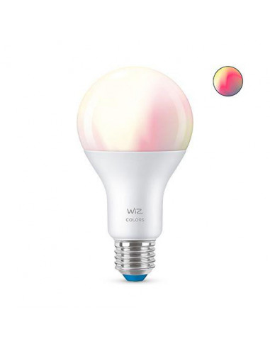 Bec LED RGBW inteligent WiZ Colors, Wi-Fi, A67, E27, 13W