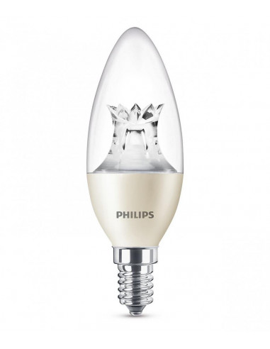Bec LED Philips tip lumanare, E14, 4W (25W), 220-240V, lumina