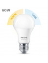 Bec LED Philips E27, 8W (60W), 220-240V, ambianta alba
