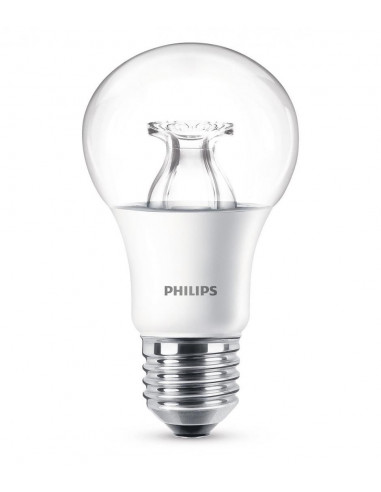 Bec LED Philips 8.5W (60W), 220-240V, E27, ambianata alba