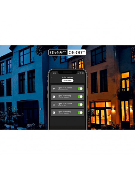 Bec LED Philips HUE GU10, 5.5W(50W), 220-240V, culoare alba