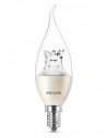 Bec LED Philips tip lumanare E14, 4W(25W), lumină caldă