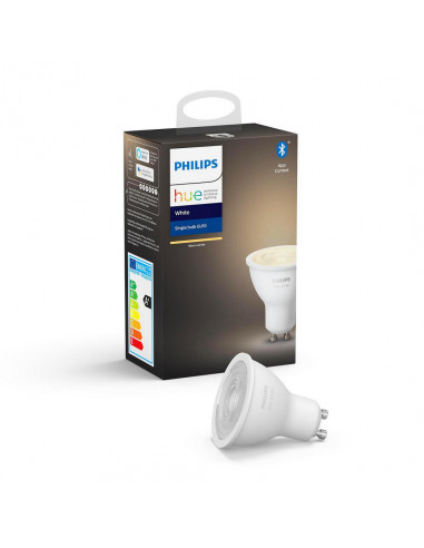 Bec Led Philips Hue, GU10, 5.2W (57W), temperatura culoare