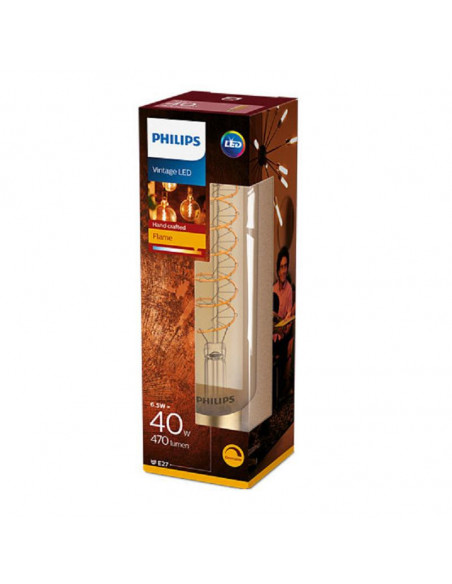 Bec LED Lampa Philips 6.5W (40W) classic-giant E27 T65 GOLD