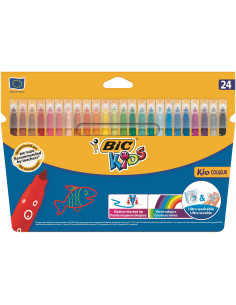 Carioci BIC ultralavabile Kid Couleur, 24 buc/set,841800