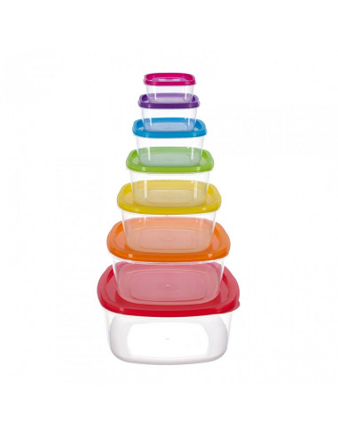 SET 7 CASEROLE PATRATE CU CAPACE, JOY, VANORA HOME,VN-FR-SQ7