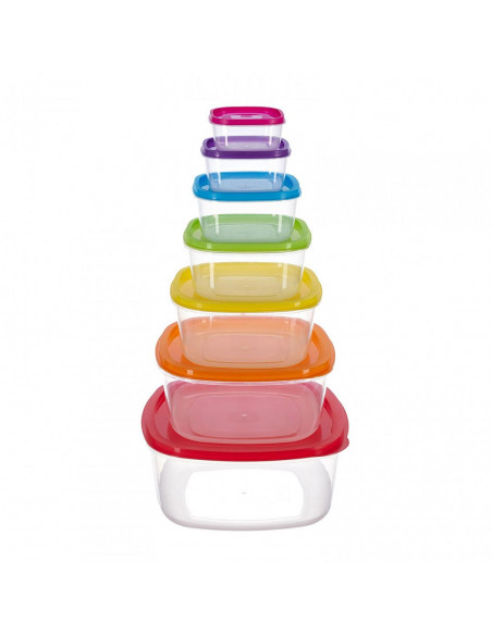 SET 7 CASEROLE PATRATE CU CAPACE, JOY, VANORA HOME,VN-FR-SQ7