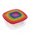 SET 7 CASEROLE PATRATE CU CAPACE, JOY, VANORA HOME,VN-FR-SQ7
