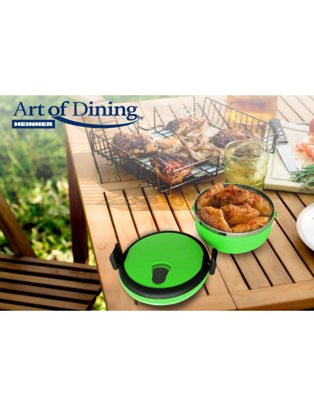 CASEROLA TERMICA , 0.7 L, VERDE, ART OF DINING BY