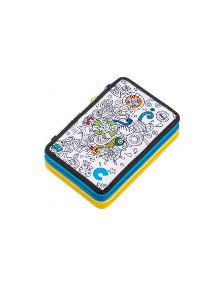 Penar Carioca Color Fabric cu două compartimente,SKE036