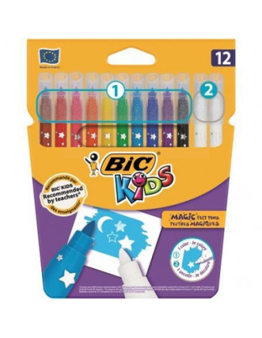 Carioci BIC lavabile Colour&Erase, 12 buc/set,9202962