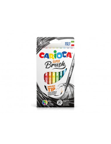 Set Carioci Carioca Super Brush, 10 buc/cutie,SKR144