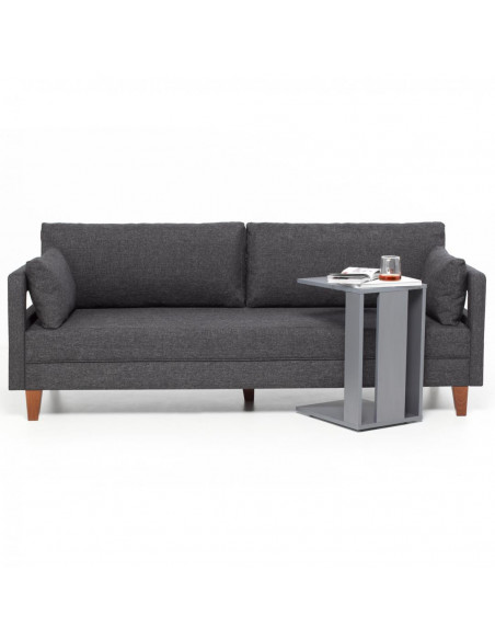 CANAPEA HEINNER 3 LOCURI COMFORT LIFE - GRI,HR-EVDS3CMF-GRI