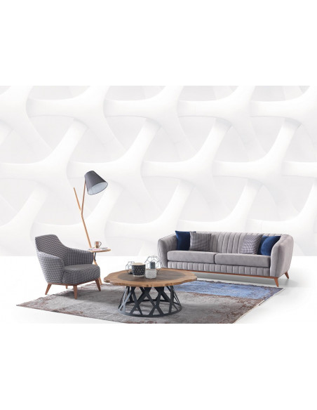 CANAPEA HEINNER 3L VIOLE GRI,HR-S3VIOLE-GREY