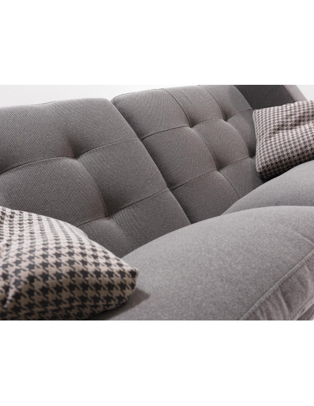 CANAPEA HEINNER FIXA 3L DANTE GREY,HR-S3DANTE-GREY
