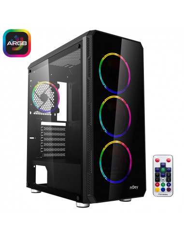 Carcasa nJoy Acrux, Middle Tower, ATX, fara sursa