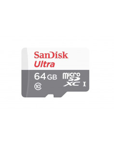 Card de Memorie SanDisk MicroSDHC, 64GB, Adaptor SD, Class
