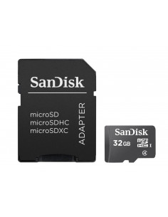 Micro Secure Digital Card SanDisk, 32GB, include adaptor (pentru
