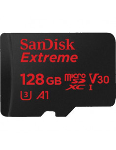 Micro Secure Digital Card SanDisk Extreme, 128GB, Clasa 10, R/W