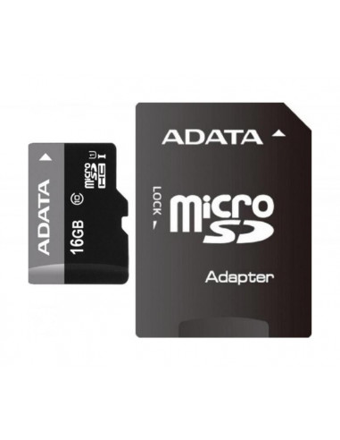 AUSDH16GUICL10-RA1,Memory micro sdhc 16gb class10/w/ad ausdh16guicl10-ra1 adata