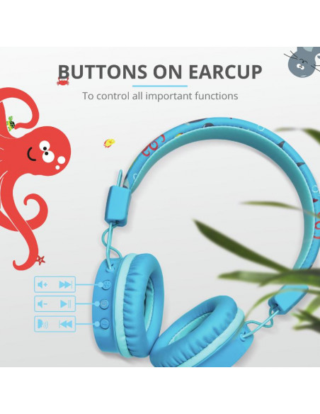 Casti cu microfon Trust Comi Kids, Bluetooth Wireless