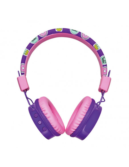 Casti cu microfon Trust Comi, Wireless Kids, purple,TR-23608
