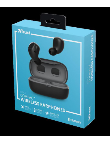Casti cu microfon Trust Nika Compact Bluetooth Earphones