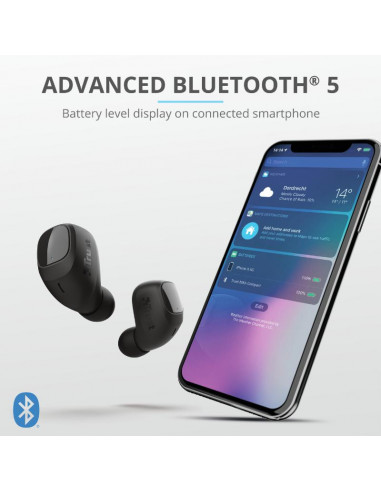 Casti cu microfon Trust Nika Compact Bluetooth Earphones