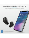 Casti cu microfon Trust Nika Compact Bluetooth Earphones