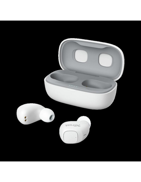 Casti cu microfon Trust Nika TWS, Bluetooth, alb,TR-23904