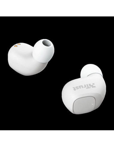 Casti cu microfon Trust Nika TWS, Bluetooth, alb,TR-23904