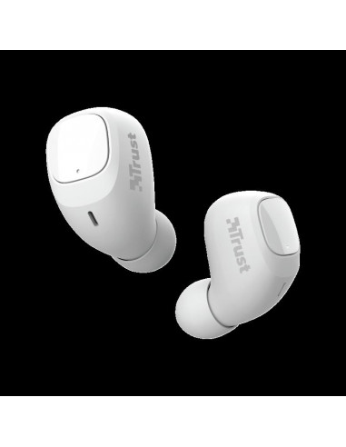 Casti cu microfon Trust Nika TWS, Bluetooth, alb,TR-23904