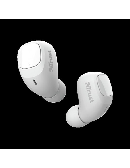 Casti cu microfon Trust Nika TWS, Bluetooth, alb,TR-23904