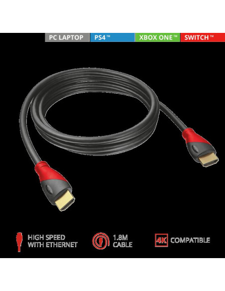 Cablu HDMI Trust GXT 730 HDMI Cable for PS4 & Xbox One,TR-21082