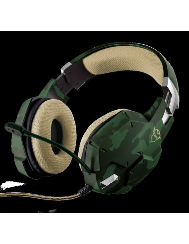 Casti cu microfon Trust GXT 322C Carus Gaming Headset, jungle